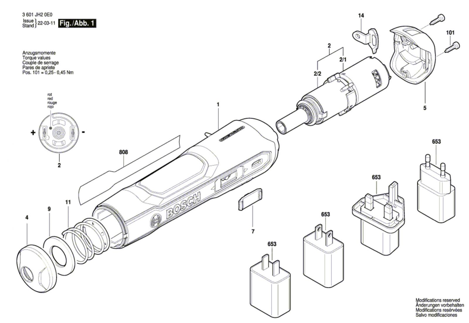  3 601 Jh2 0e0  Go Cordless Drill Driver Spare Parts SPARE .